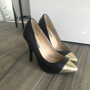 cap toe heels steve madden
